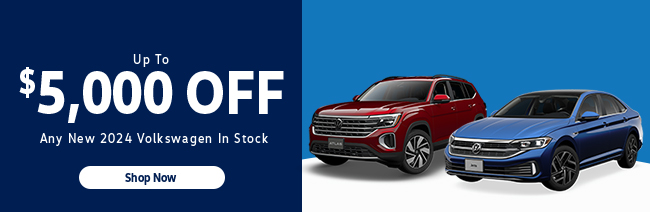 discount on any 2024 Volkswagen
