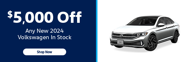 discount on any 2024 Volkswagen