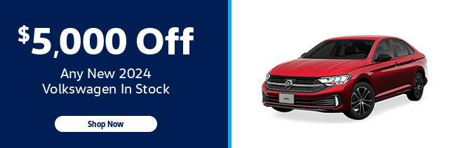 discount on any 2024 Volkswagen