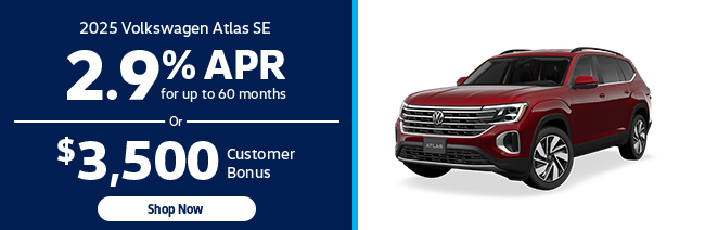 2025 Volkswagen Atlas offer