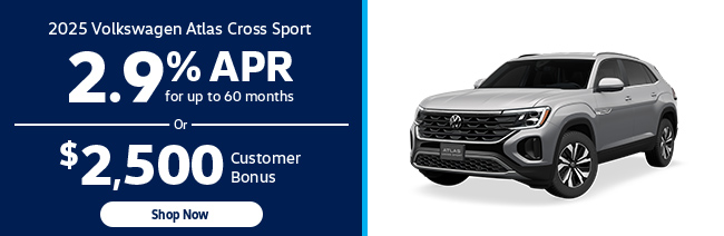 2025 Volkswagen Atlas Cross Sport offer