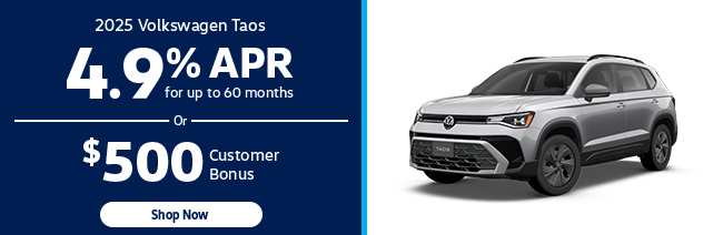 2025 Volkswagen Taos offer