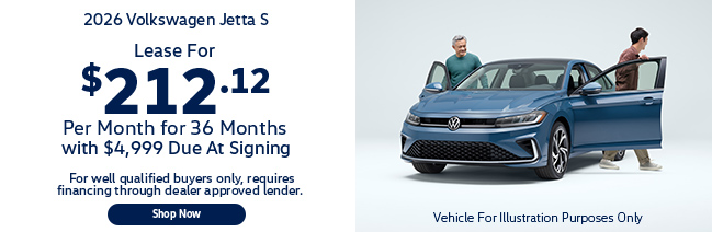 2026 Volkswagen Jetta S offer