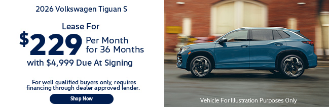 2026 Volkswagen Tiguan S offer