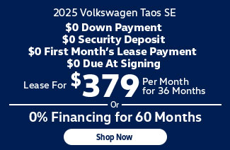 2025 Volkswagen Taos offer
