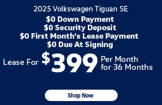2025 Volkswagen Tiguan offer