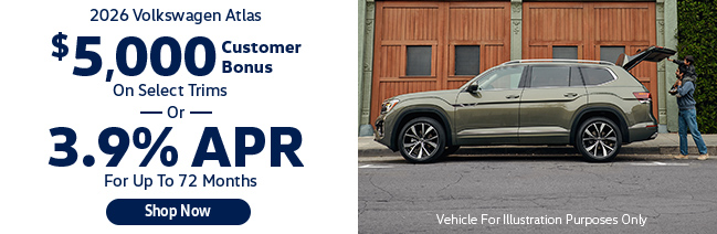 2026 Volkswagen Atlas offer