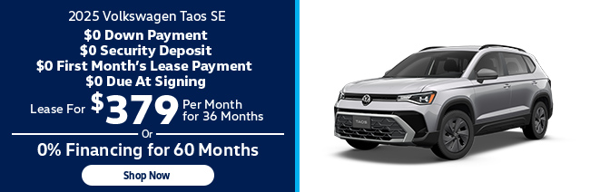 2025 Volkswagen Taos offer