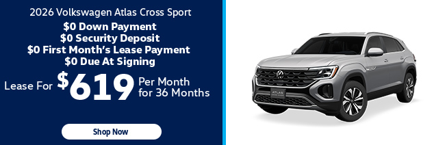 2025 Volkswagen Atlas Cross Sport offer