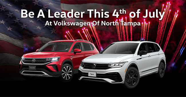 Be a leader this 4th of July At Volkswagen of North Tampa