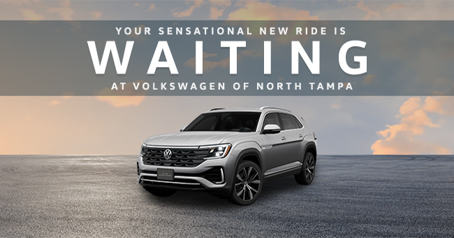 your sensational new ride is waiting at Volkswagen of North Tampa