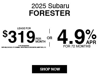 special offers on Subaru Forester