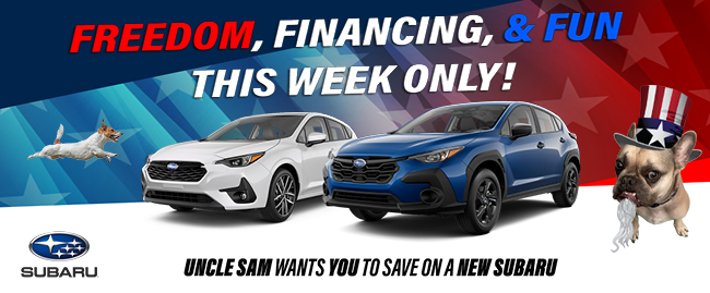 freedom financing and fun this weekend only