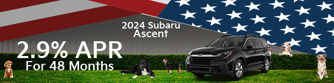 2024 Subaru Ascent and WRX offer