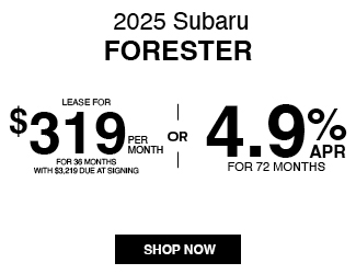 2025 Subaru Forester offer