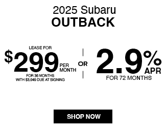 2025 Subaru Outback offer