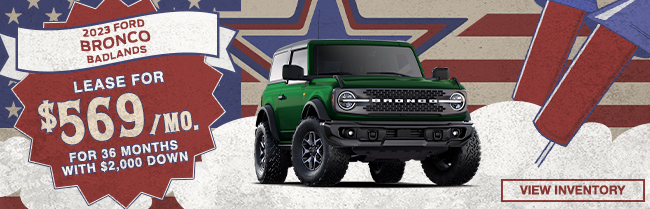 2023 Ford Bronco Badlandsspecial offer