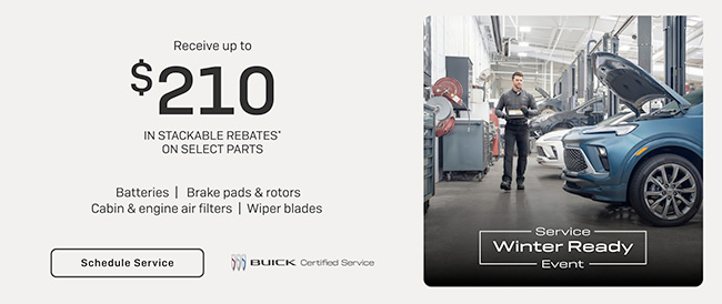 stackable rebates on select parts