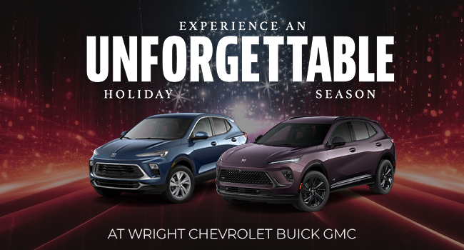 experience an unforgettable holiday season at Wright Buick GMC