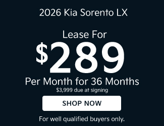 Kia Sorento offer