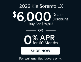 Kia Sorento offer