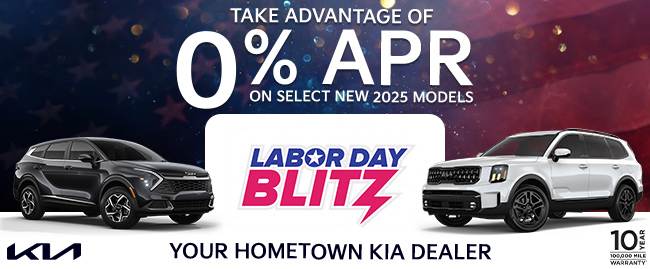 take advantage of the zero APR Labor Day Blitz