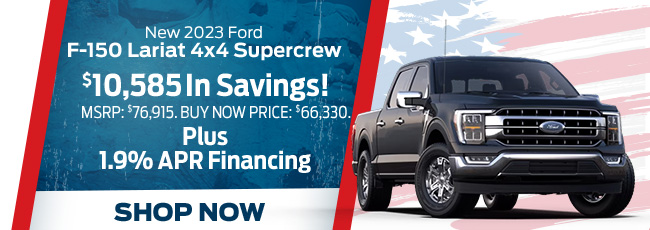 special on New 2023 Ford F150