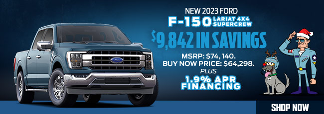 special on New 2023 Ford F150