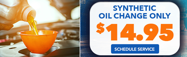 Synthetic Oil Change Only Special