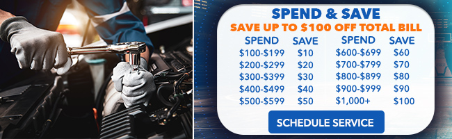 Spend and save Service Special