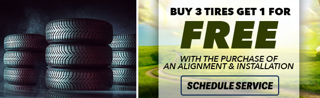 Buy 3 tires get 1 tire for free