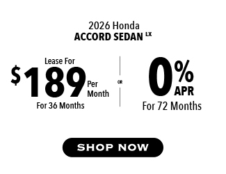 2025 Honda Accord Sedan LX offer
