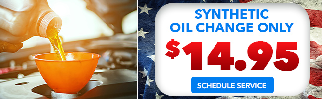 Synthetic Oil Change Only Special