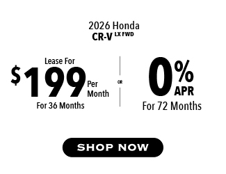 2026 Honda CR-V LX FWD offer