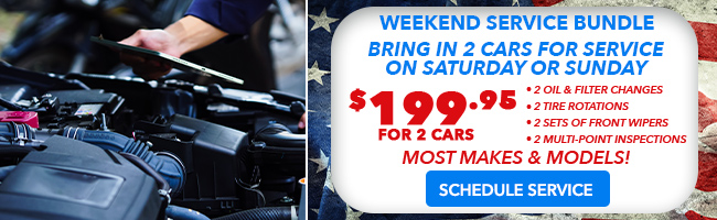 Weekend Service Bundle Special