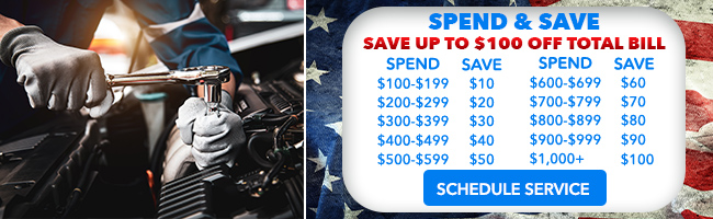 Spend and save Service Special