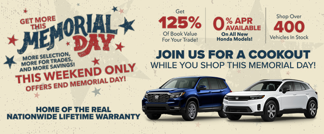Get more this Memorial Day