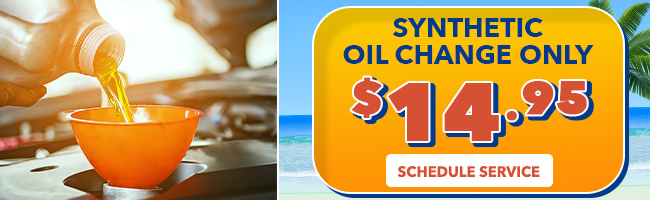 Synthetic Oil Change Only Special