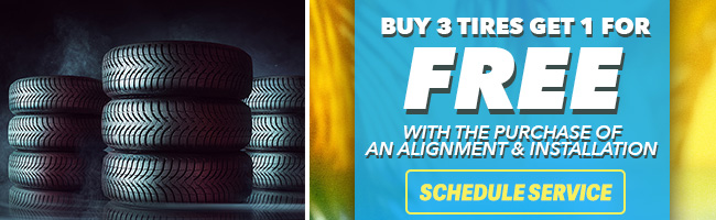 Buy 3 tires get 1 tire for free