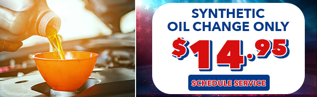 Synthetic Oil Change Only Special
