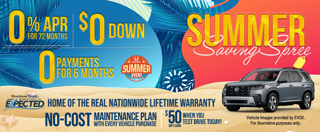 No cost maintenance plan with every vehicle purchase