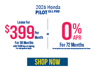 2026 Honda Pilot EX-L FWD offer