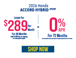 2025 Honda Accord Hybrid Sport offer