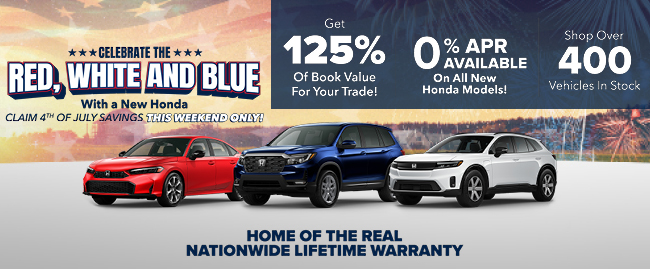 There is nothing like the feeling of a new vehicle at Westshore Honda