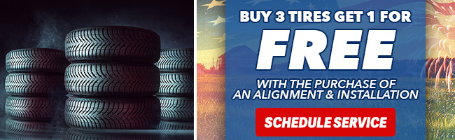Buy 3 tires get 1 tire for free