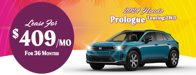 Honda Prologue offer