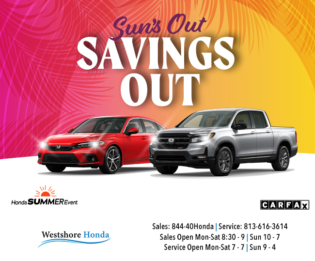 Suns out Savings Out - Honda Summer Event