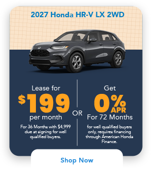 2026 Honda HR-V LX 2WD offer