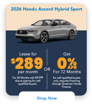 2026 Honda Civic Sedan Sport Hybrid offer