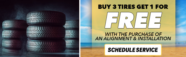 Buy 3 tires get 1 tire for free